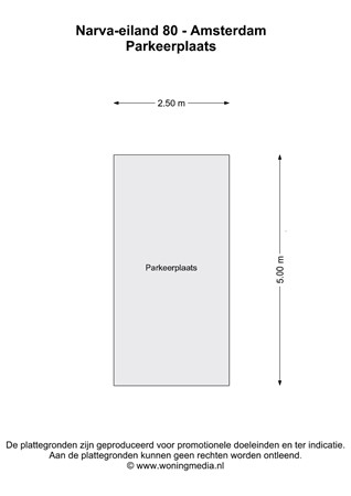 Floor plan - Narva-Eiland 80, 1014 ZJ Amsterdam 